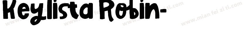 Keylista Robin字体转换